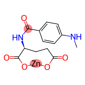 4-N-METHYLAMINOBENZOYLGLUTAMIC ACID ZINC SALT