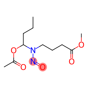N-(3-METHOXYCARBONYLPROPYL)-N-(1-ACETOXYBUTYL)NITROSAMINE
