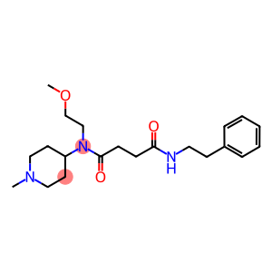 N-(2-METHOXYETHYL)-N-(1-METHYLPIPERIDIN-4-YL)-4-OXO-4-((2-PHENYLETHYL)AMINO)BUTANAMIDE