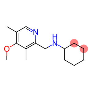 N-[(4-methoxy-3,5-dimethylpyridin-2-yl)methyl]cyclohexanamine