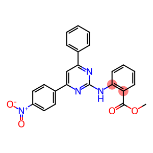 2-[[4-(4-Nitrophenyl)-6-phenylpyrimidin-2-yl]amino]benzoic acid methyl ester