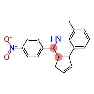 4-{4-nitrophenyl}-6-methyl-3a,4,5,9b-tetrahydro-3H-cyclopenta[c]quinoline