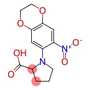 1-(7-nitro-2,3-dihydro-1,4-benzodioxin-6-yl)pyrrolidine-2-carboxylic acid