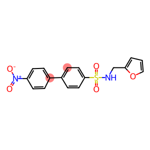 4'-NITRO-BIPHENYL-4-SULFONIC ACID (FURAN-2-YLMETHYL)-AMIDE