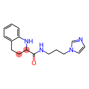 N-[3-(1H-imidazol-1-yl)propyl]-1,2,3,4-tetrahydroquinoline-2-carboxamide