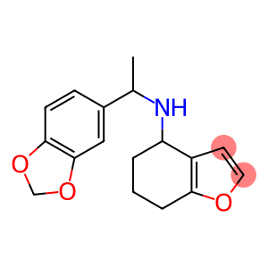N-[1-(2H-1,3-benzodioxol-5-yl)ethyl]-4,5,6,7-tetrahydro-1-benzofuran-4-amine