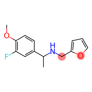 N-[1-(3-fluoro-4-methoxyphenyl)ethyl]-N-(2-furylmethyl)amine