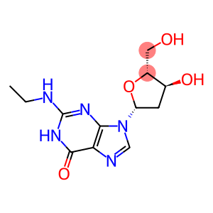 2-(Ethylamino)-9-(2-deoxy-β-D-erythro-pentofuranosyl)-1H-purine-6(9H)-one