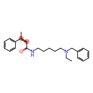 N-[5-(Ethylbenzylamino)pentyl]-3-phenyl-2-butenamide