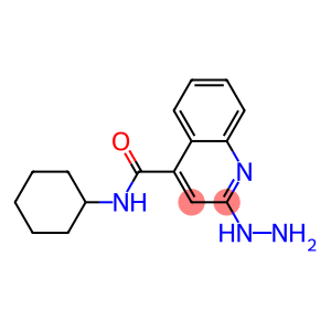 N-Cyclohexyl-2-hydrazinoquinoline-4-carboxamide