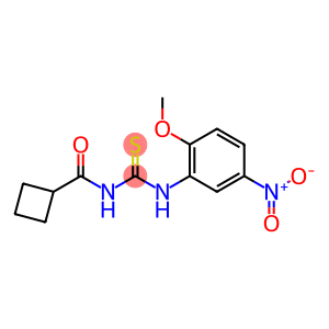 N-(cyclobutylcarbonyl)-N'-(2-methoxy-5-nitrophenyl)thiourea
