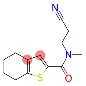 N-(2-cyanoethyl)-N-methyl-4,5,6,7-tetrahydro-1-benzothiophene-2-carboxamide