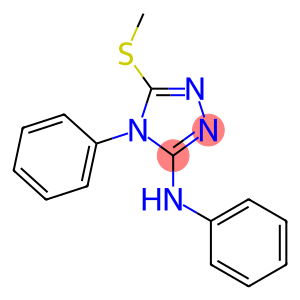 N3,4-diphenyl-5-(methylthio)-4H-1,2,4-triazol-3-amine