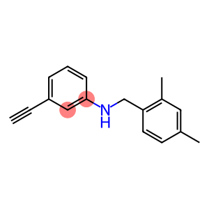 N-[(2,4-dimethylphenyl)methyl]-3-ethynylaniline