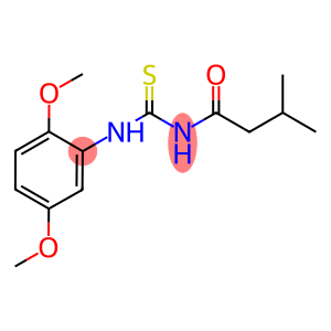 N-(2,5-dimethoxyphenyl)-N'-(3-methylbutanoyl)thiourea