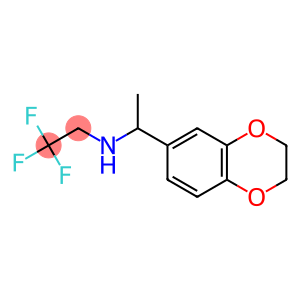 N-[1-(2,3-dihydro-1,4-benzodioxin-6-yl)ethyl]-N-(2,2,2-trifluoroethyl)amine