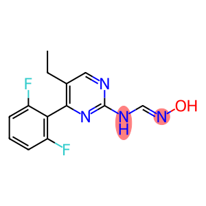 N-[4-(2,6-difluorophenyl)-5-ethylpyrimidin-2-yl]-N'-hydroxyiminoformamide