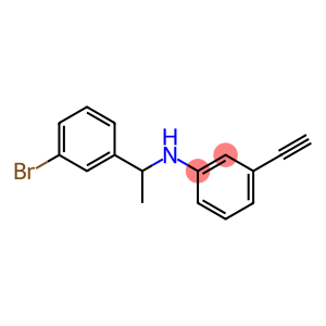 N-[1-(3-bromophenyl)ethyl]-3-ethynylaniline