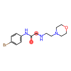 N-(4-bromophenyl)-2-{[2-(morpholin-4-yl)ethyl]amino}acetamide