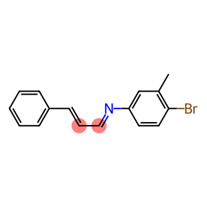 N-(4-bromo-3-methylphenyl)-N-[(E,2E)-3-phenyl-2-propenylidene]amine