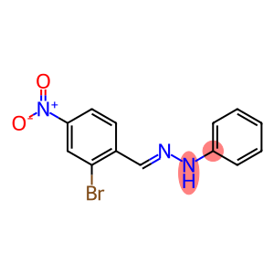 N-(2-BROMO-4-NITRO-BENZYLIDENE)-N'-PHENYL-HYDRAZINE