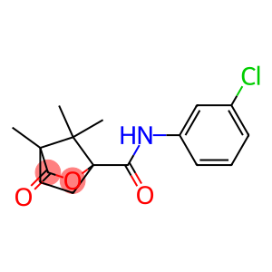 N-(3-chlorophenyl)-4,7,7-trimethyl-3-oxo-2-oxabicyclo[2.2.1]heptane-1-carboxamide