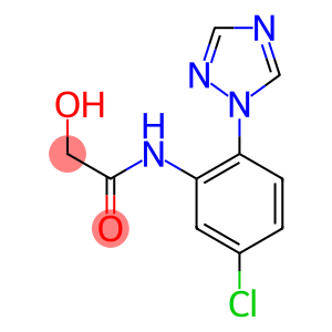 N-[5-CHLORO-2-(1H-1,2,4-TRIAZOL-1-YL)PHENYL]-2-HYDROXYACETAMIDE