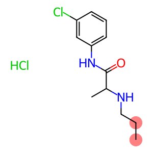 N-(3-CHLOROPHENYL)-2-(PROPYLAMINO)PROPANAMIDE HYDROCHLORIDE