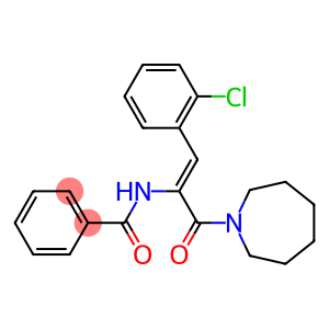 N-[1-(1-azepanylcarbonyl)-2-(2-chlorophenyl)vinyl]benzamide