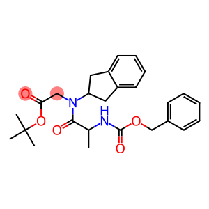 2-[N-[2-(Benzyloxycarbonylamino)propionyl]-N-(indan-2-yl)amino]acetic acid tert-butyl ester