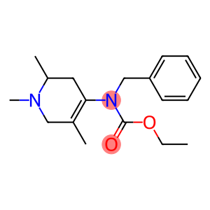 N-Benzyl-N-[(1,2,3,6-tetrahydro-1,2,5-trimethylpyridin)-4-yl]carbamic acid ethyl ester