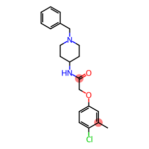N-(1-benzyl-4-piperidinyl)-2-(4-chloro-3-methylphenoxy)acetamide