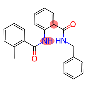 N-benzyl-2-[(2-methylbenzoyl)amino]benzamide