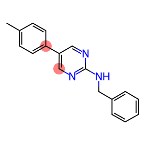N-BENZYL-5-(4-METHYLPHENYL)PYRIMIDIN-2-AMINE