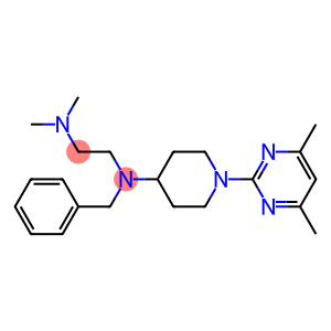 N-BENZYL-N-[1-(4,6-DIMETHYLPYRIMIDIN-2-YL)PIPERIDIN-4-YL]-N',N'-DIMETHYLETHANE-1,2-DIAMINE