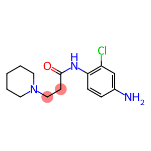 N-(4-amino-2-chlorophenyl)-3-piperidin-1-ylpropanamide