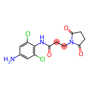 N-(4-amino-2,6-dichlorophenyl)-3-(2,5-dioxopyrrolidin-1-yl)propanamide