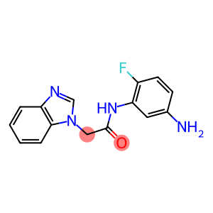 N-(5-amino-2-fluorophenyl)-2-(1H-benzimidazol-1-yl)acetamide