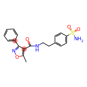 N-{2-[4-(AMINOSULFONYL)PHENYL]ETHYL}-5-METHYL-3-PHENYLISOXAZOLE-4-CARBOXAMIDE