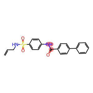 N-{4-[(allylamino)sulfonyl]phenyl}[1,1'-biphenyl]-4-carboxamide