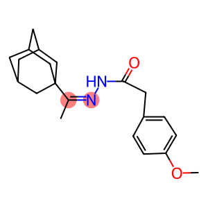N'-[1-(1-adamantyl)ethylidene]-2-(4-methoxyphenyl)acetohydrazide