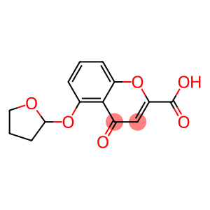 4-oxo-5-(tetrahydrofuran-2-yloxy)-4H-chromene-2-carboxylic acid
