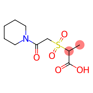 2-{[2-oxo-2-(piperidin-1-yl)ethane]sulfonyl}propanoic acid