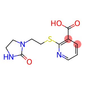 2-{[2-(2-oxoimidazolidin-1-yl)ethyl]sulfanyl}pyridine-3-carboxylic acid