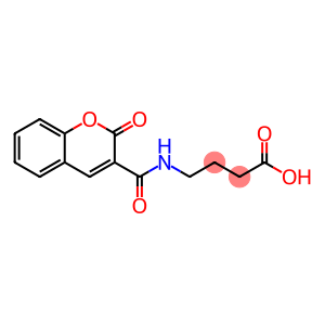 4-{[(2-oxo-2H-chromen-3-yl)carbonyl]amino}butanoic acid