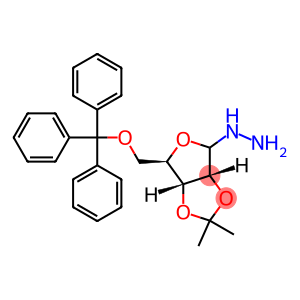 5-O-Trityl-2-O,3-O-(isopropylidene)-1-hydrazino-1-deoxy-D-ribofuranose