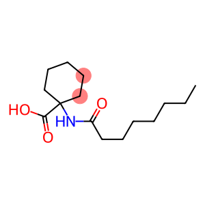 1-octanamidocyclohexane-1-carboxylic acid
