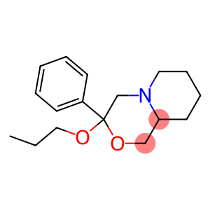 Octahydro-3-propyloxy-3-phenylpyrido[2,1-c][1,4]oxazine