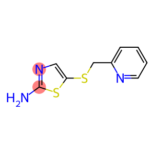 5-[(pyridin-2-ylmethyl)thio]-1,3-thiazol-2-amine