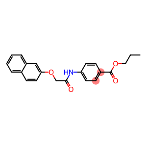 propyl 4-{[2-(2-naphthyloxy)acetyl]amino}benzoate